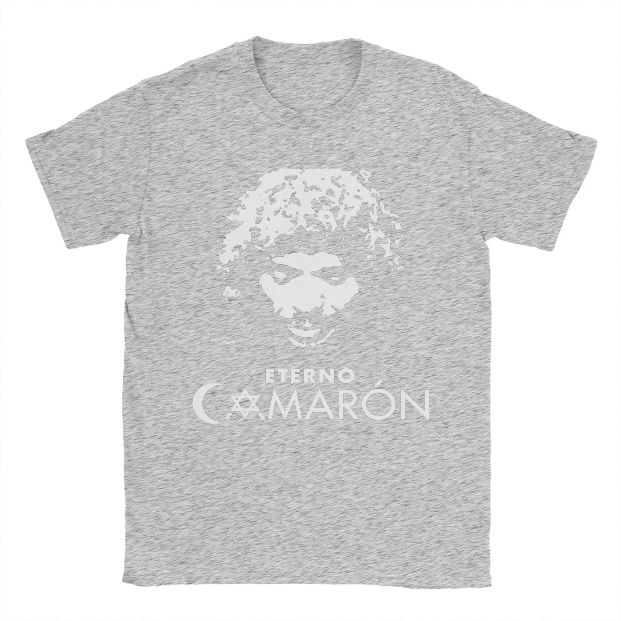 Camarons De La Isla الفلامنكو المغني تي شيرت للرجال تي شيرتات قطن س الرقبة جزيرة الروبيان تي شيرت الملابس الجرافيك المطبوعة