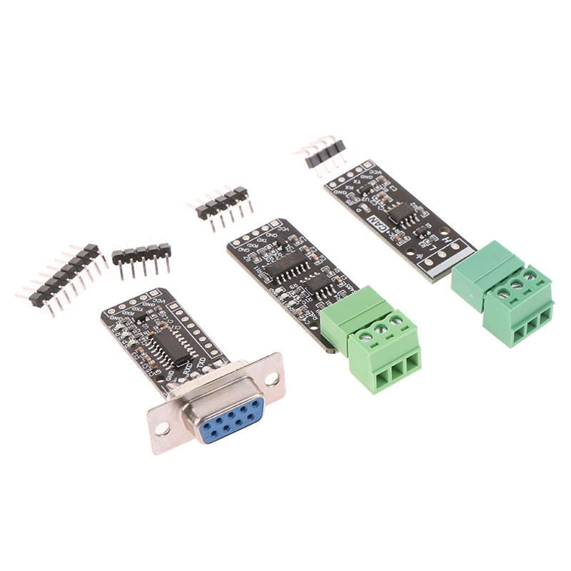 RS232 RS485 CAN To TTL Serial Port Converter Adapter Communication Module For Microcontroller MCU 3V To 5V TVS DB9