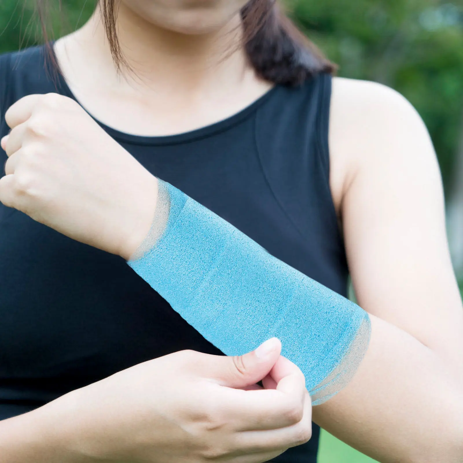 Elastic Athletic Wrap Tape – Breathable, Cuttable Sports Tape for Ankle, Wrist & Knee Support, Outdoor & Home Training