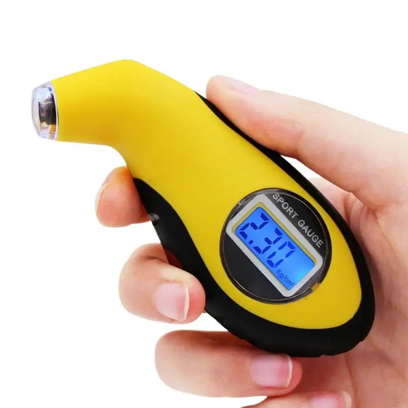 150 PSI Digital Tyre Pressure Gauge Pressure Tool For Car Truck Bicycle With Backlit LCD Lightweight Non-Slip Grip Tyre Pressure