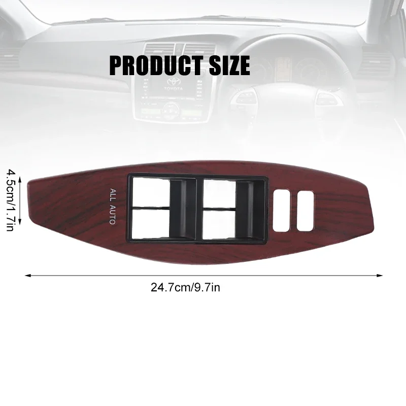 

Для RHD передний правый подлокотник, верхняя панель, накладка для Toyota Allion Premio 2007 2008-2021, переключатель дверных окон