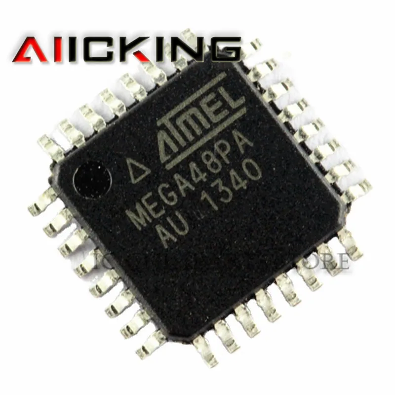 ATMEGA48PA-AU 5 sztuk/partia, TQFP-32,MCU 8Bit ATmega AVR RISC 4KB Flash 2.5V/3.3V/5V 32Pin TQFP, oryginalny IC Chip, w magazynie