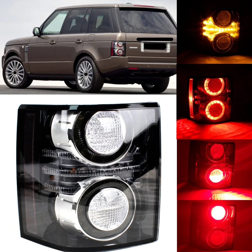 Left Side Smoke Lens Rear Tail Lamp Light With LED Bulbs LR028513 For Land Rover Range HSE VOGUE L322 2010 2011 2012