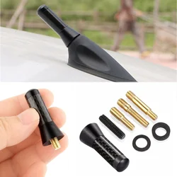 Car Roof Antenna Enhanced Signal FM/AM Carbon Fiber Screw Metal for Renault Modus Twingo Traffic Vivaro Kangoo Zoe