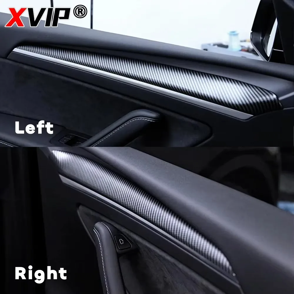 XVIP nuovo Kit di strisce di copertura dell\'involucro del cruscotto con rivestimento laterale della porta anteriore segmentato per Tesla Model 3 Y