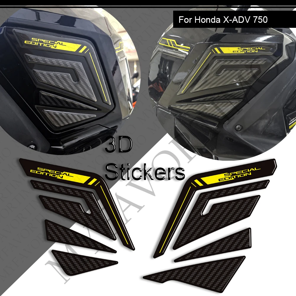 For Honda X-ADV XADV X ADV 750 2025 Adventure Motorcycle Protector Fender Shell Fairing Handguard Wind Deflector Body Stickers