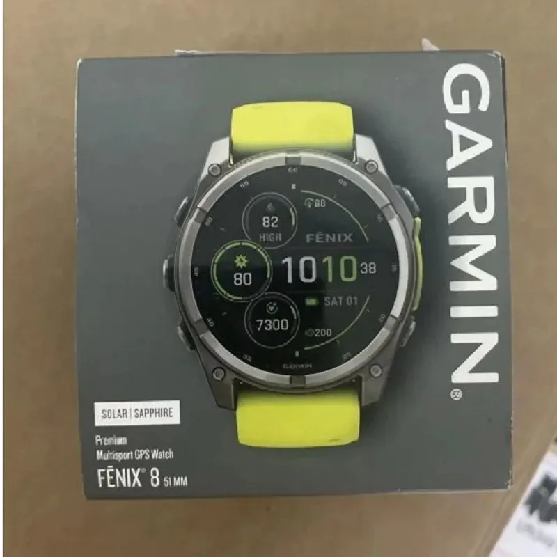 

Original Fenix 8 47 mm 51 mm Solar Sapphire Titanium GPS Smartwatch