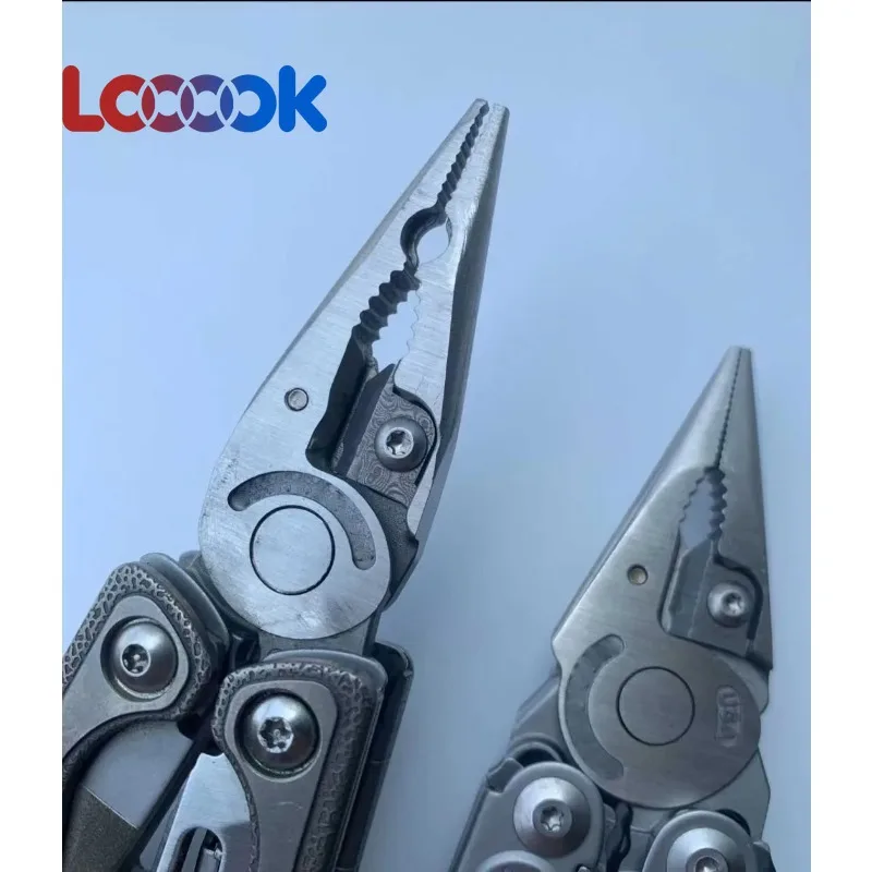 Loook Store 1 Pair Wear Resistant Damascus Replacement Wire Cutter Inserts Fit for Leatherman TTI WAVE P4 Surge Charge Tools - view 6