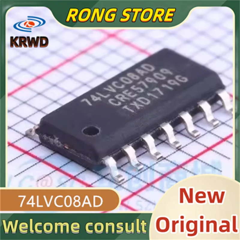 10PCS 74LVC08AD New and Original 74LVC08AD,118 74LVC08A 74LVC08 LVC08