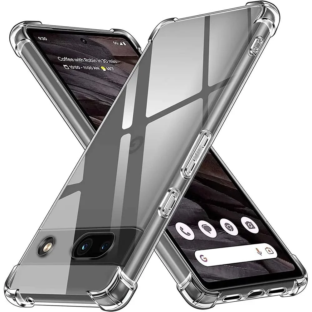 Airbag Tpu Case Voor Google Pixel 8 Pro 7a 7 Pro 6a 6 Pro Telefoon Hoesje Schokbestendig Zacht Siliconen Hoesje Voor Google 8 Pro 7 6a 6 Hoesje