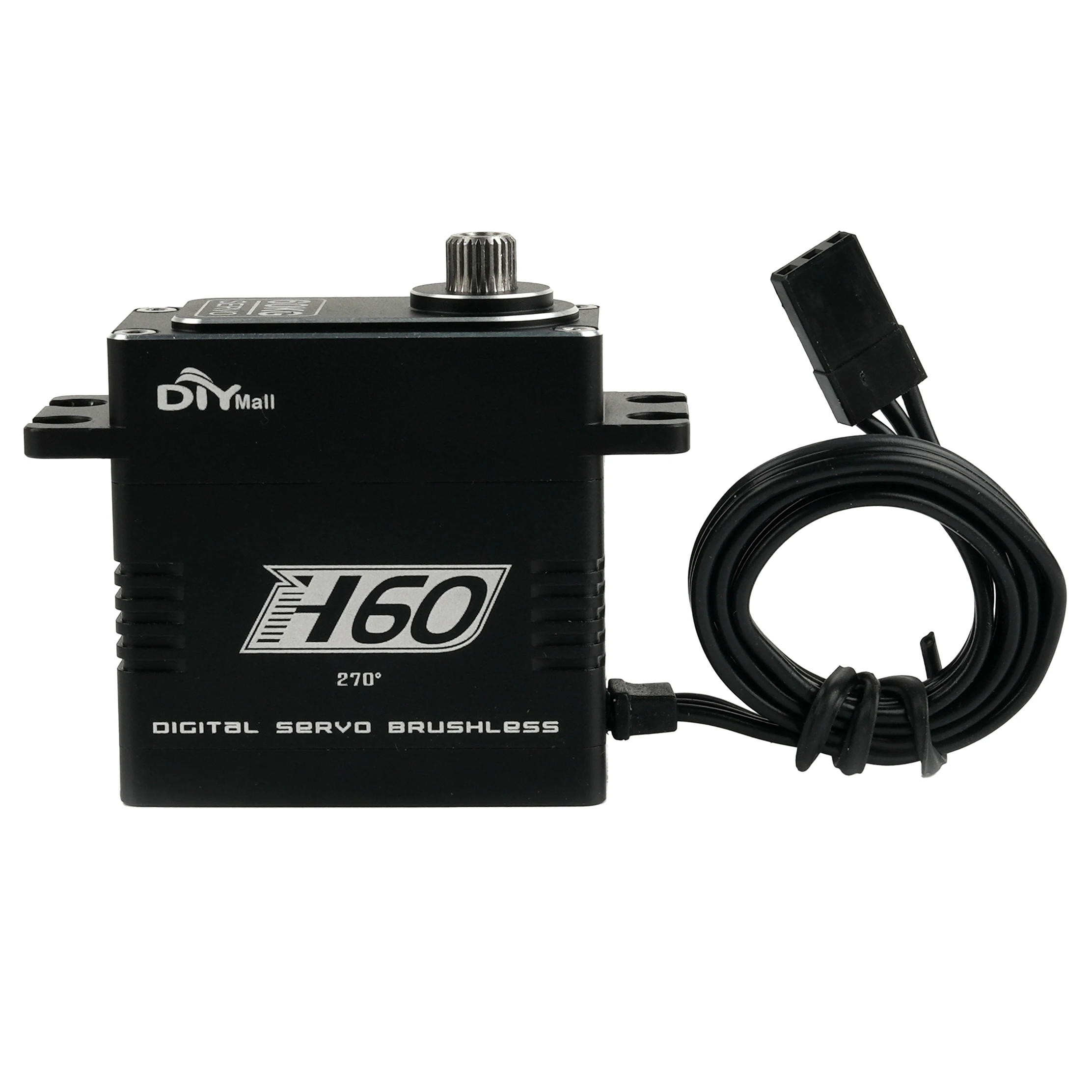 H60 Digital Servo Brushless Motor 60KG High Torque Metal Gear Waterproof 180/270/360 Degree for RC Cars Crawler Boat Airplane