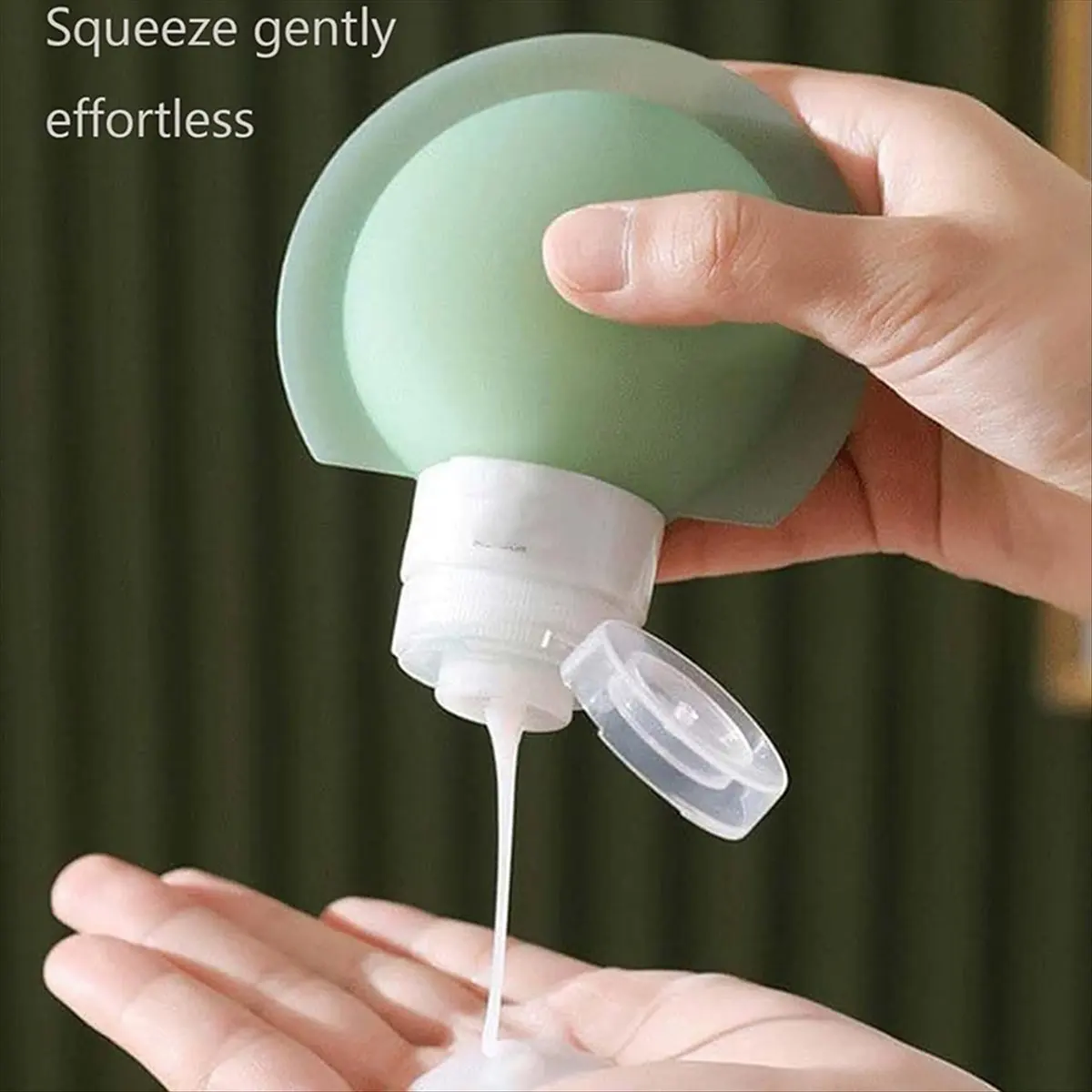AA83 Portable Large Diameter Silicone ,Silicone Travel Bottles, Silicone Portable Travel Bottles