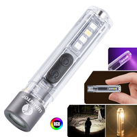 Lumintop Rechargeable Mini Portable Keychain LED Super Bright Flashlight with Magnetic Base for Camping and Outdoor Activities