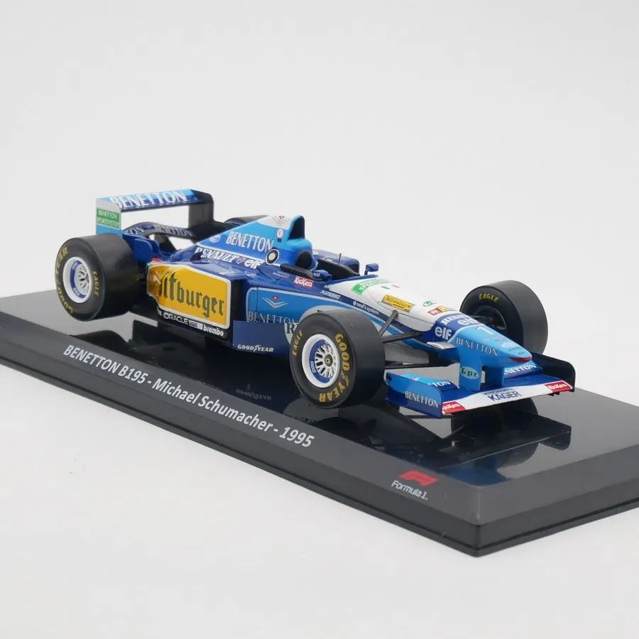 Diecast Ixo 1:24 Scale BENETTON B195 Michael Schumacher 1995 F1 Alloy Car Model