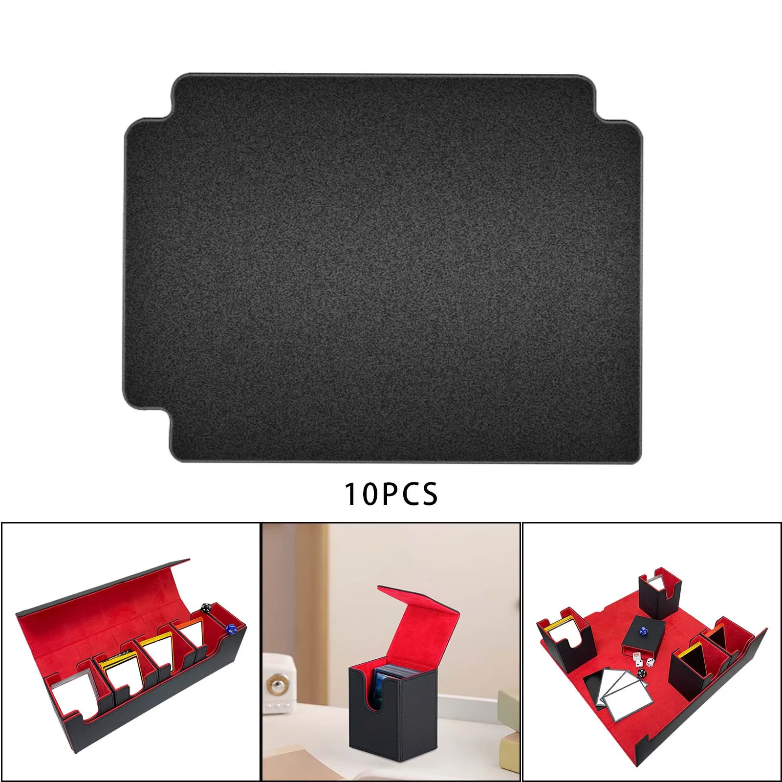 10x Trading Card Dividers Card Sorting Game Cards Separator for Card Deck Box 3.66 x 2.68Inches for Card Games and Sports Cards