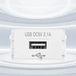 128-Type USB Power Module 220V Socket 5V Transformer 2.1A USB  Mobile Phone Charging Power Socket Switching Adapter ﻿