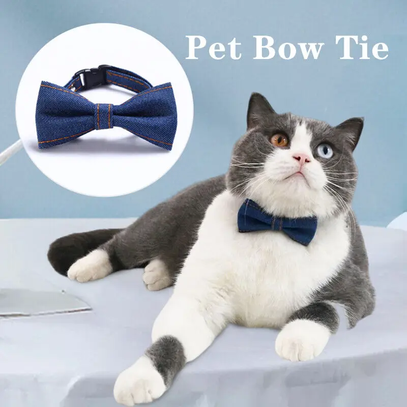 

Pet Puppy Dogs Adjustable Bow Tie Collar Necktie Bowknot Bowtie Pets Cowboy Collars Kitten Adjustable Bow Tie New