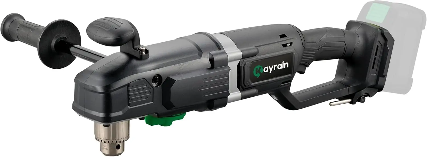 

40V Cordless Angle Drill, 2-9/16" Max Drilling Depth, Compatible with Makita BL4040F Battery, 2-Speed Adjustable (0-1300 RPM), M