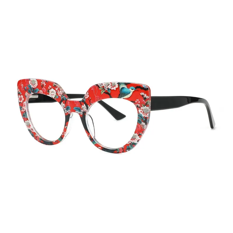 National style retro fashion Europe and the United States trend  Acetate spectacle frame male female prescription eyeglasses