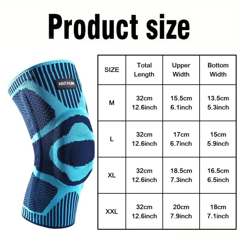 1 Pack of Professional Sports Knee Pads, Knee Pads,  Running Fitness, Basketball, Tennis, Badminton, Volleyball Knee Pads