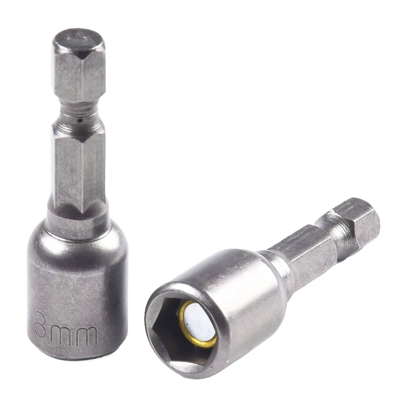 Ferramentas elétricas adaptador de soquete porca driver conjunto liberação rápida 1/4 cromo vanádio aço broca hex haste comprimento 42mm