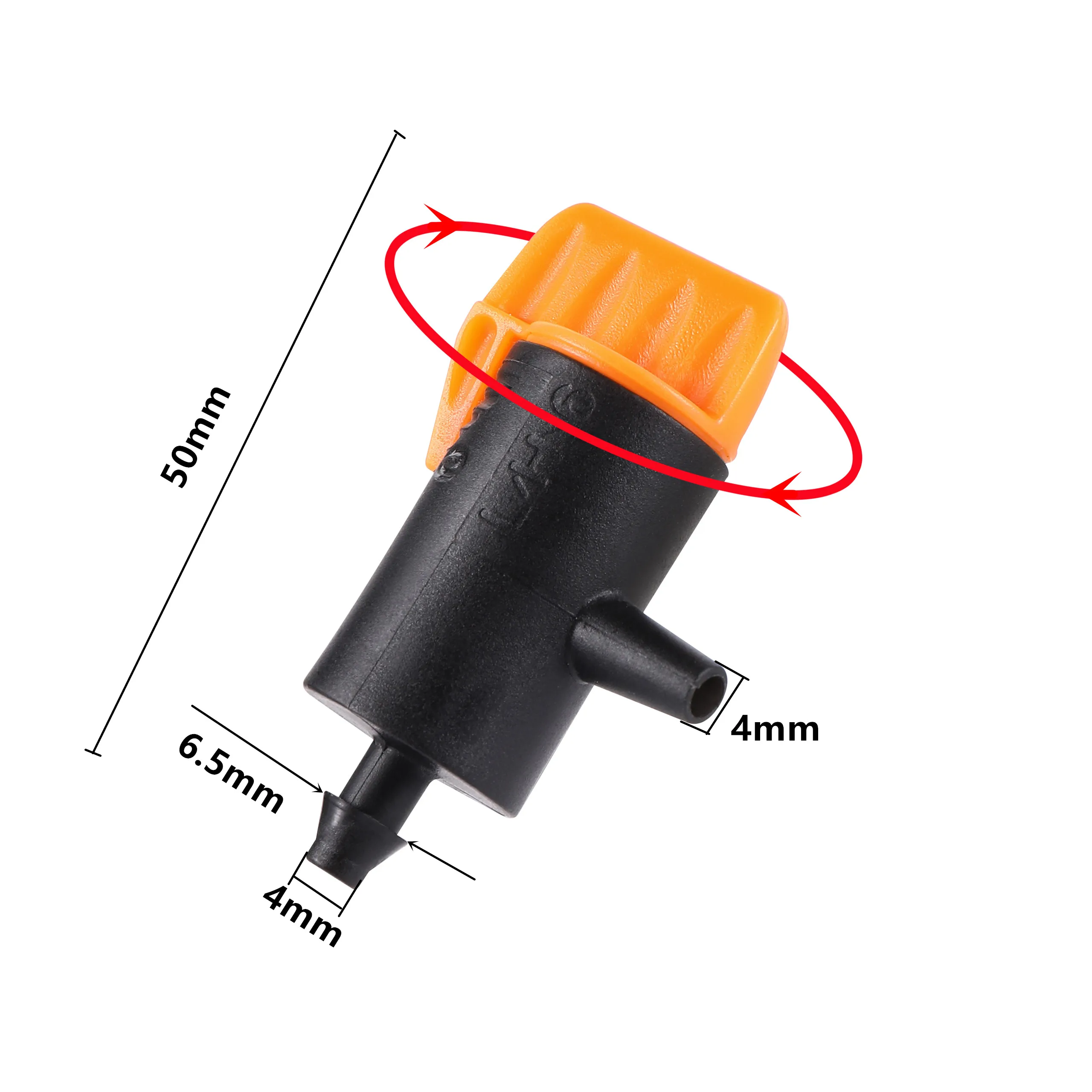 0~60L 0~40L Adjustable Dripper Pressure Compensated Emitter Garden Plants Watering Regulator Micro Drip Irrigation System Tool