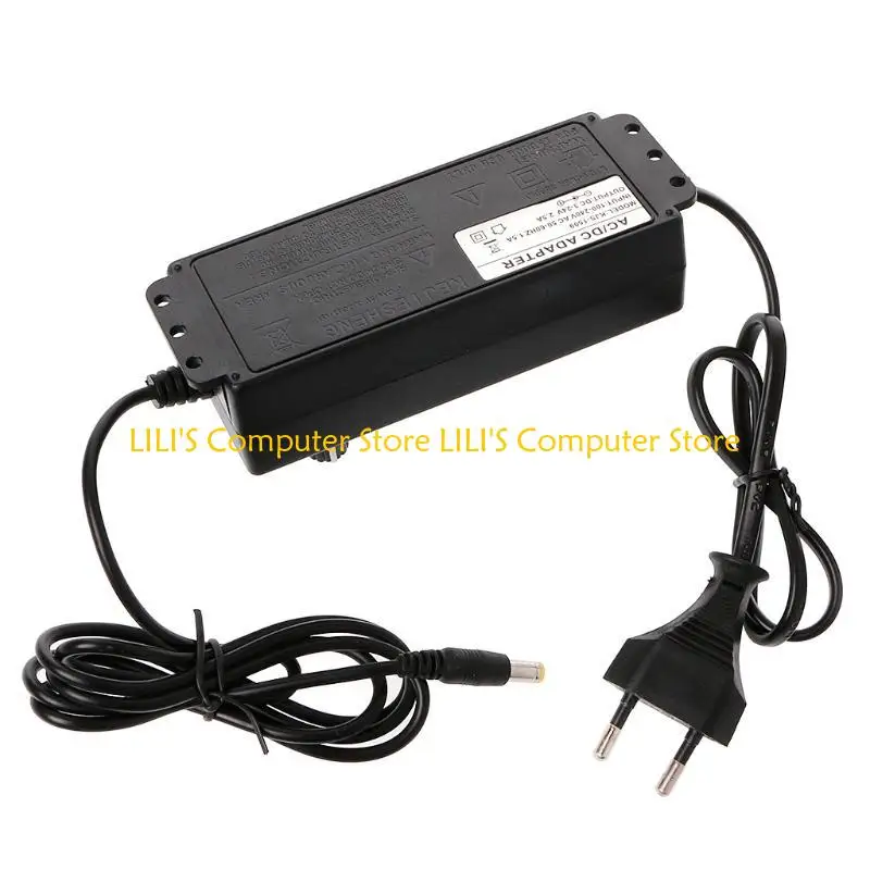 Adattatore regolabile A52B 60W 3-24V con schermata visualizzazione della tensione DC5.5X2.1/2,5 mm