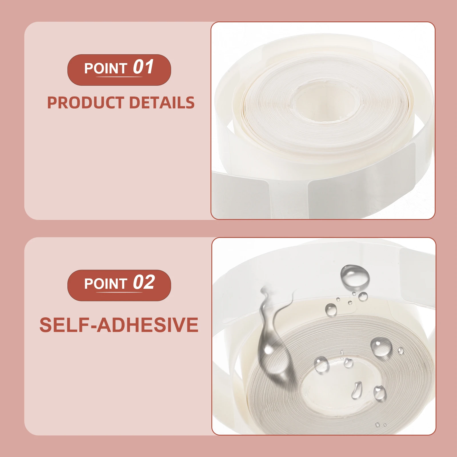 

Waterproof Blank Thermal Label Roll For Printer Paper Self Adhesive Sticker Name Address Label Resistant Stain