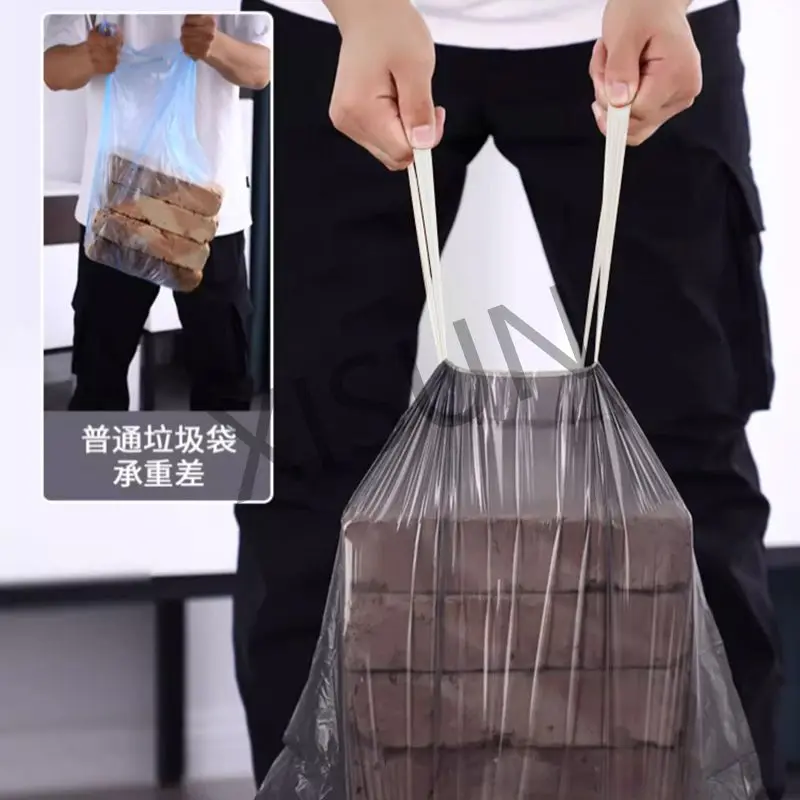 Large Portable Padded Garbage Bag for Household Kitchen Dormitory and Living Room