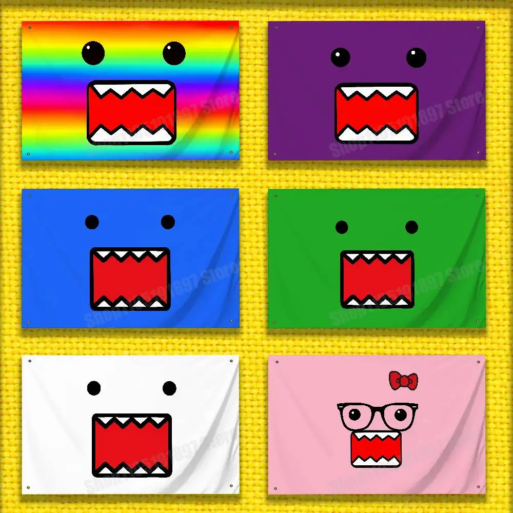 

Domo Kun Cartoon Colorful Flag For 150*200cm 60*90cm 60*110cm 80*120cm 100*150cm 50*70cm Outdoor Banner Tapestry