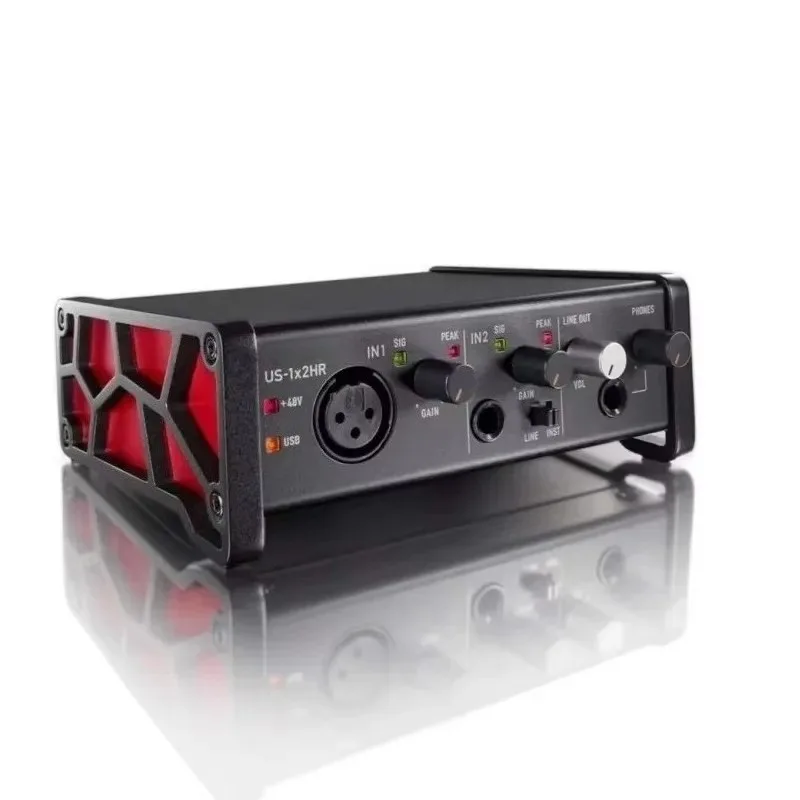 Us-1x2 HR Us-1x2hr Versatile Audio Interface 2 in/2 Out USB Audio Interface with Ultra HDDA Microphone Preamplifier