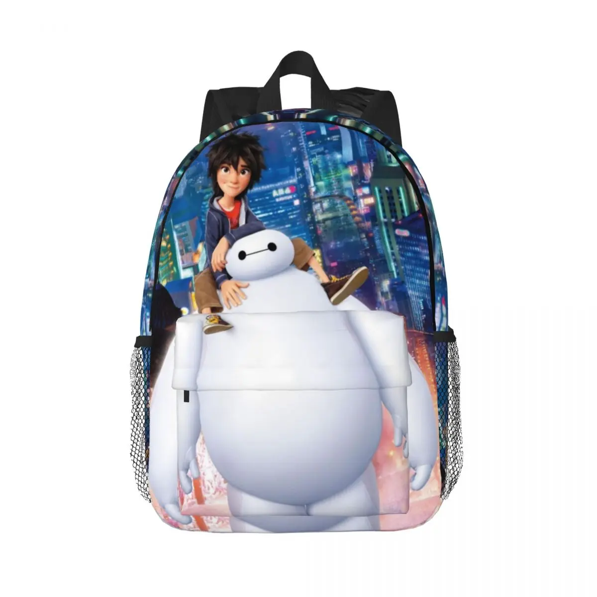 Big Hero Printed Lightweight Casual Schoolbag For School, Outdoor, Shopping, Office 15inch