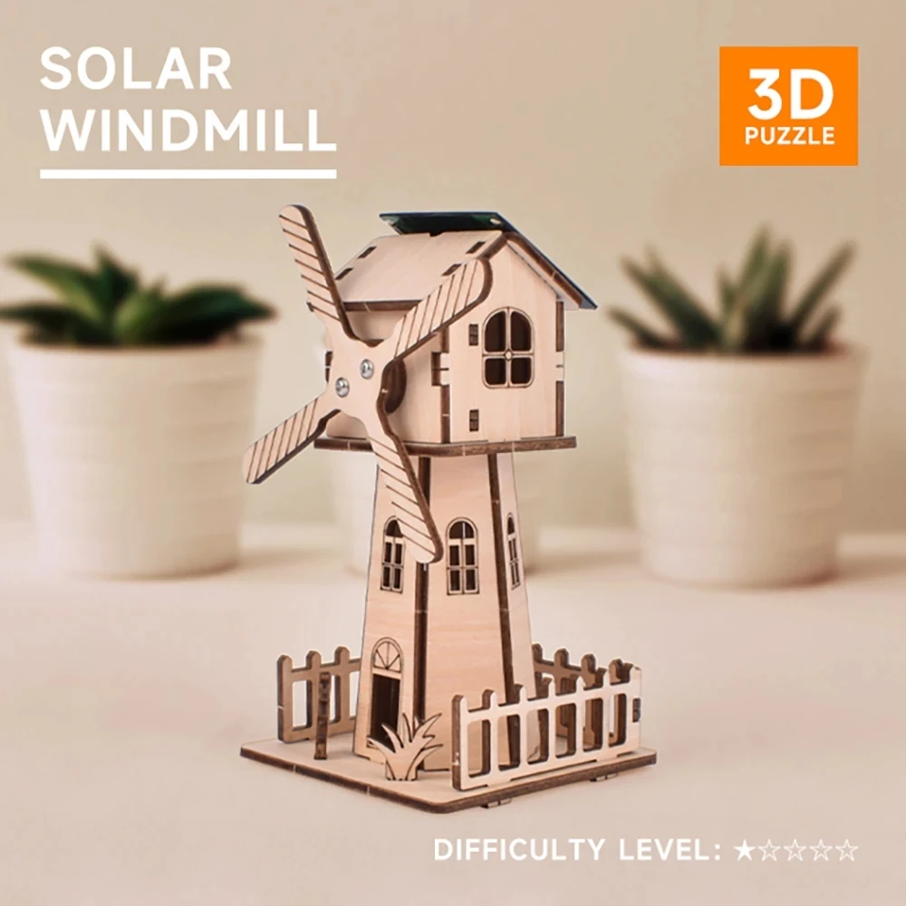 Jouets de construction STEM et puzzles 3D en bois pour les enfants de 8 à 13 ans