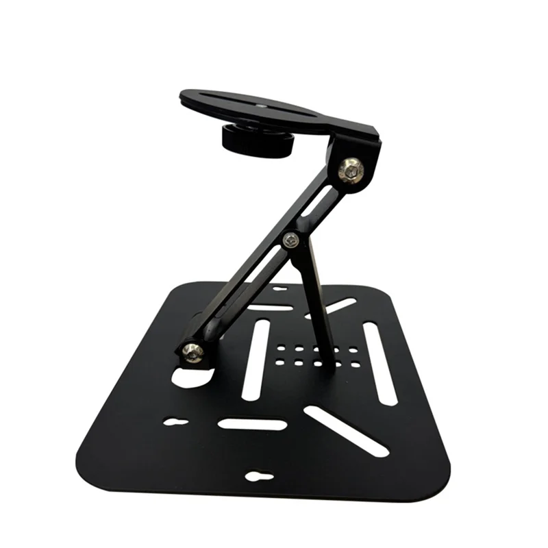 B68C Universal Projector Bracket With 1/4 Inch Screw Desk, Ceiling And Wall Mount Adjustable Foldable Projector Stand Black