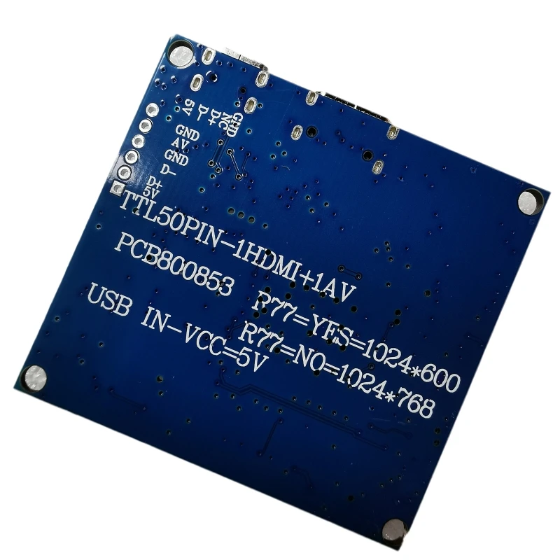 Highly Compatible Universal Driver Control Board Mini for TTL 50Pin 1024x600 1024x768 TFT LCD Screen