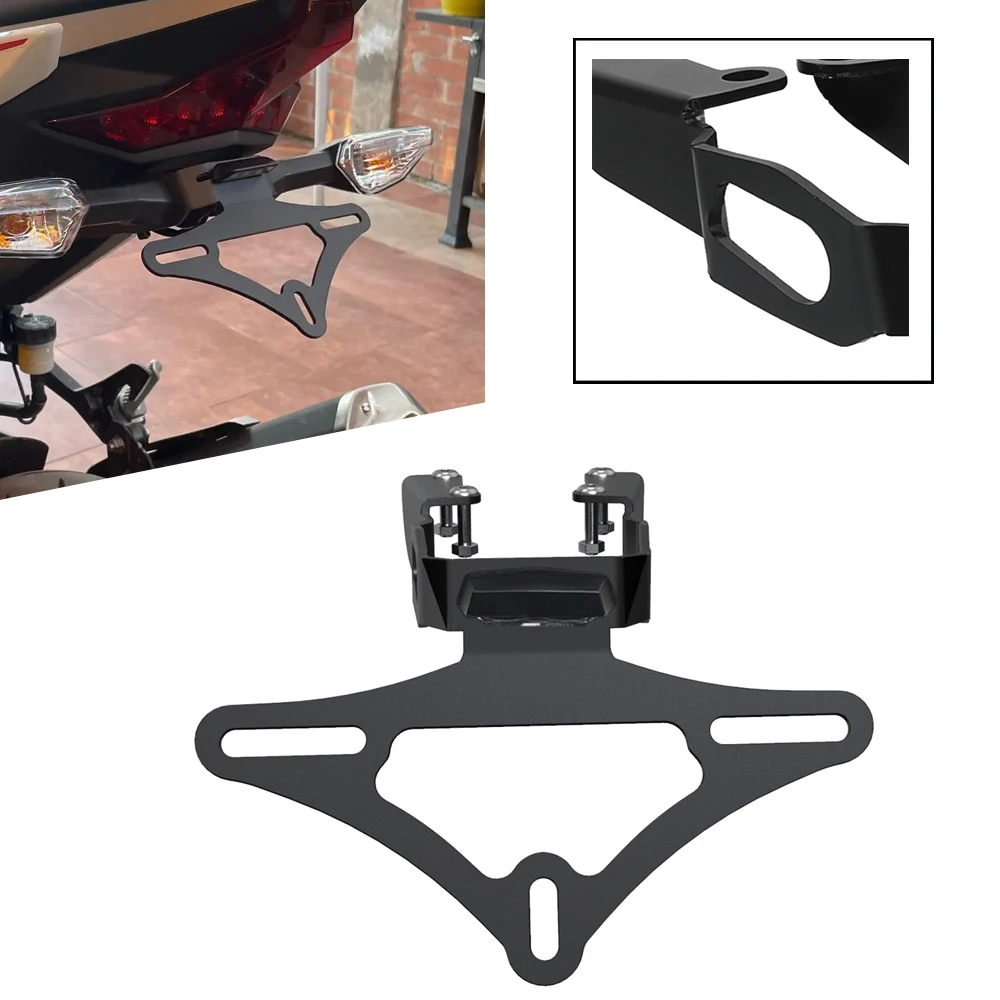 

For KAWASAKI Z250 Z400 Ninja400 Ninja250 Ninja/Z 400 250 2018 - 2024 License Plate Holder Eliminator Registration Frame Bracket