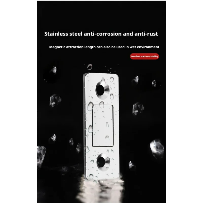 Stille magnetische deurvanger, met geluidsvrij, kast, schuifbaar, punch-fre