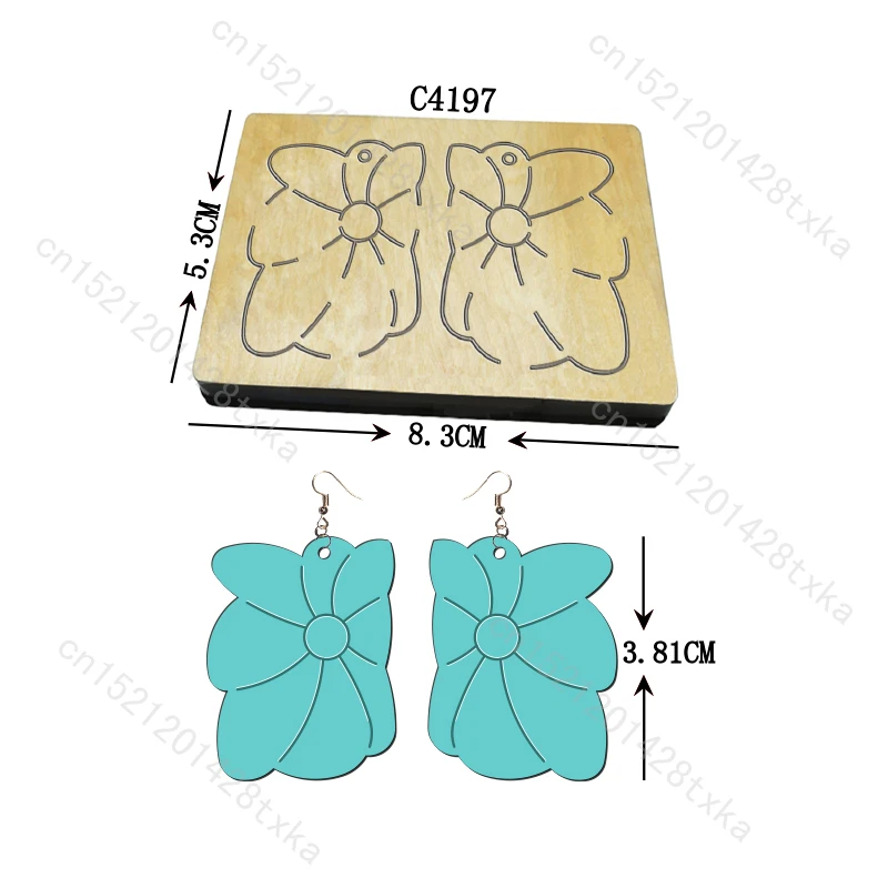 New earring Wooden Dies embossing Cutting Die Scrapbooking C4197 Multiple style