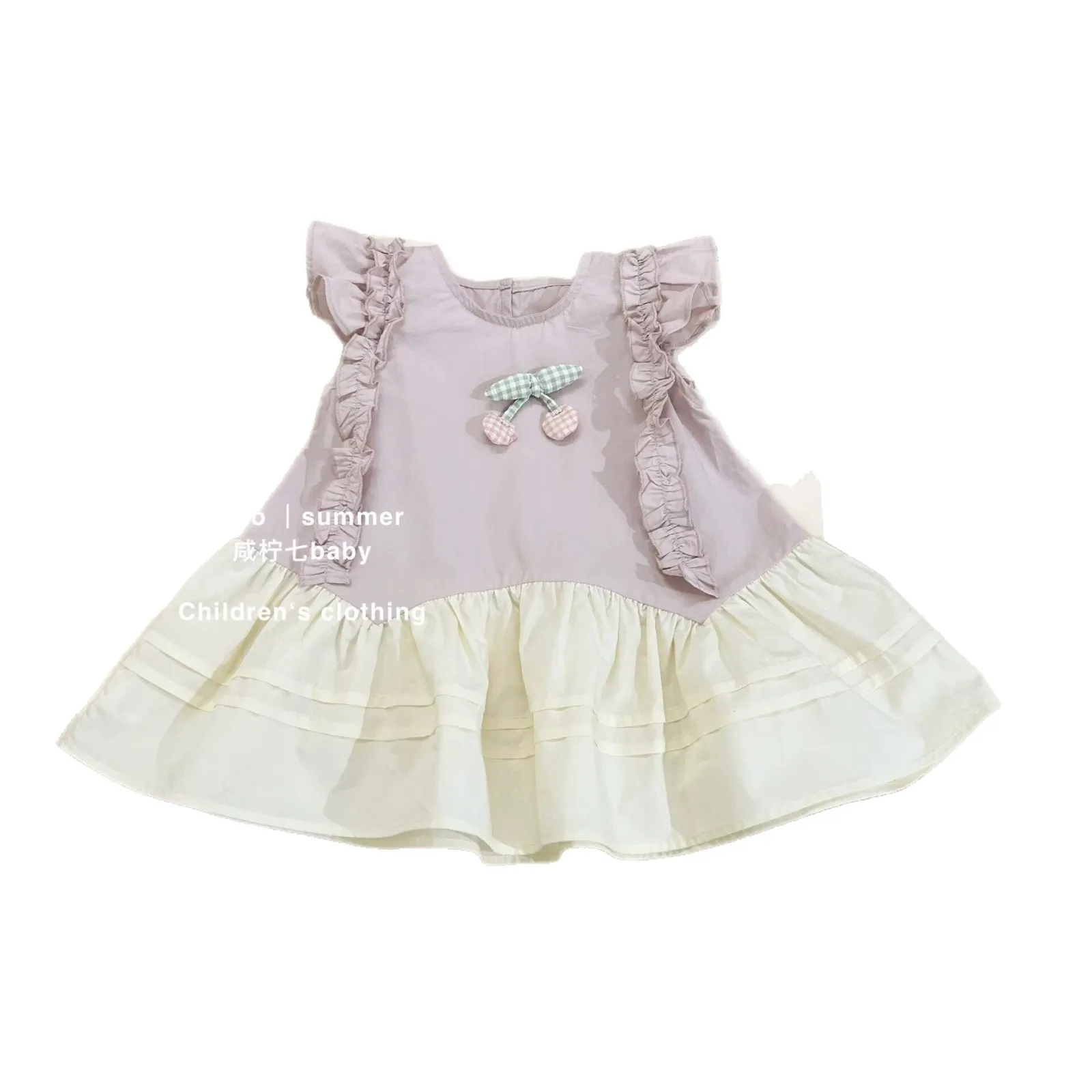 New Summer Toddler Girls Lovely Sleeveless Dress Casual Children Dress 3-8 Years for 90-140cm