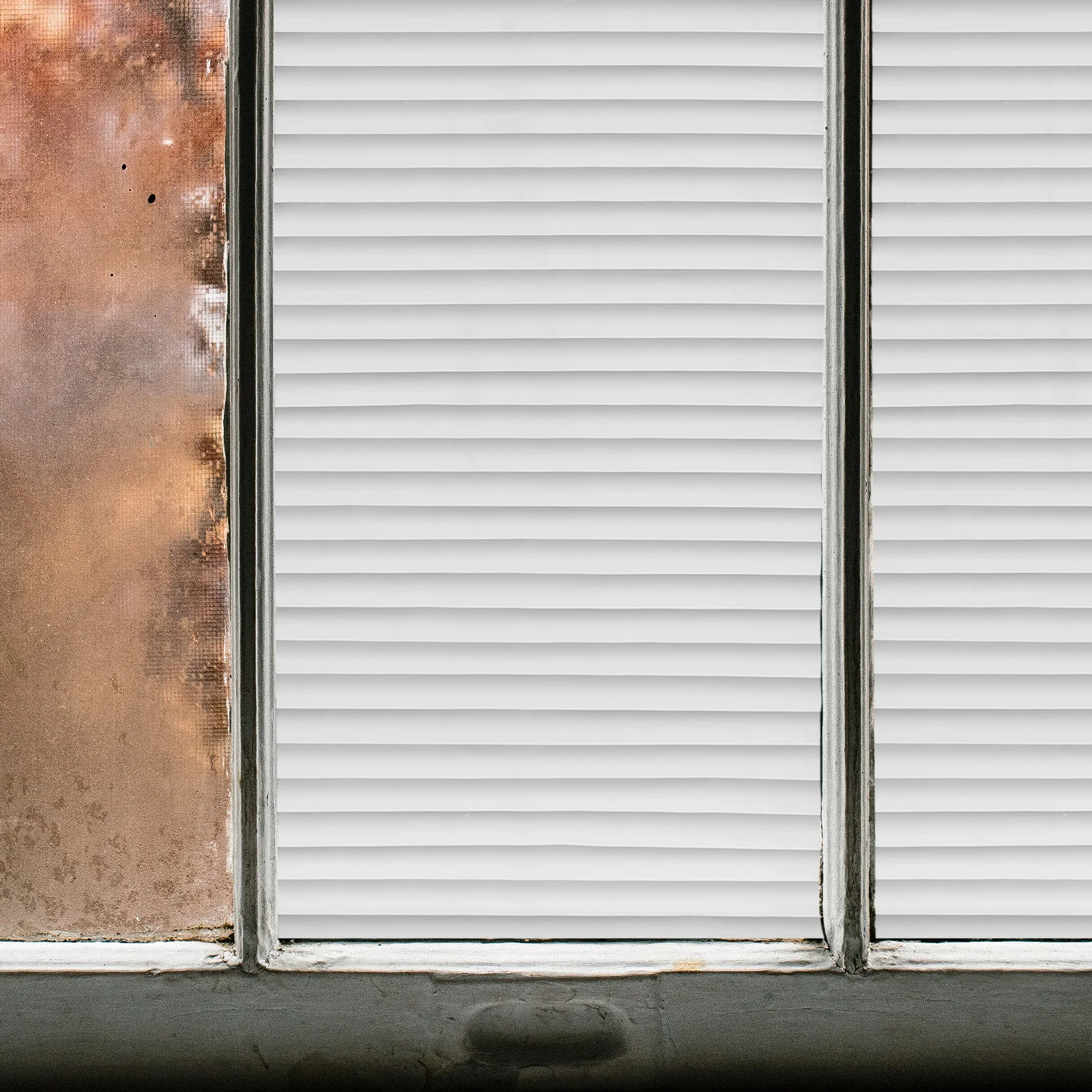 

Imitation Louver Window Film 45cmx150cm PVC Static Cling Opaque Privacy Glass Sticker for Bathroom Bedroom Kitchen