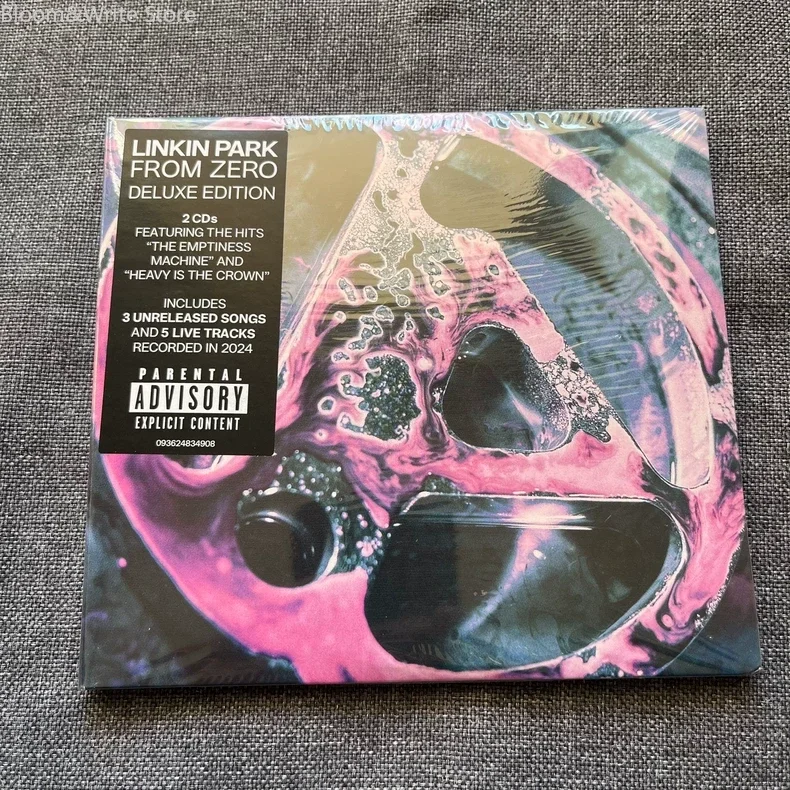 Pop Rap-Rock Linkin Park From Zero Edición Deluxe con Canciones Adicionales 2CD, Tres Canciones Sin Lanzar + Cinco Versiones en Vivo de 2024