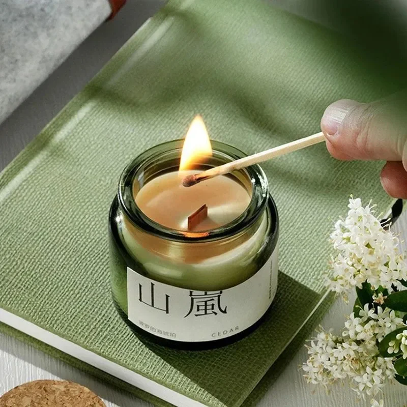 Aromatherapy Candles Indoor Bedroom Fragrance Home Long Lasting Light Fragrance Helps Sleep Purifying Air Birthday Gift