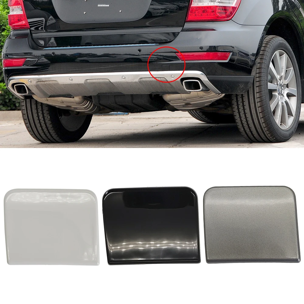 Do Mercedes W164 Tylny zderzak samochodowy Osłona haka holowniczego Czarna Do Benz M Class 2009-2011 ML320 ML350 ML400 ML450 1648853223