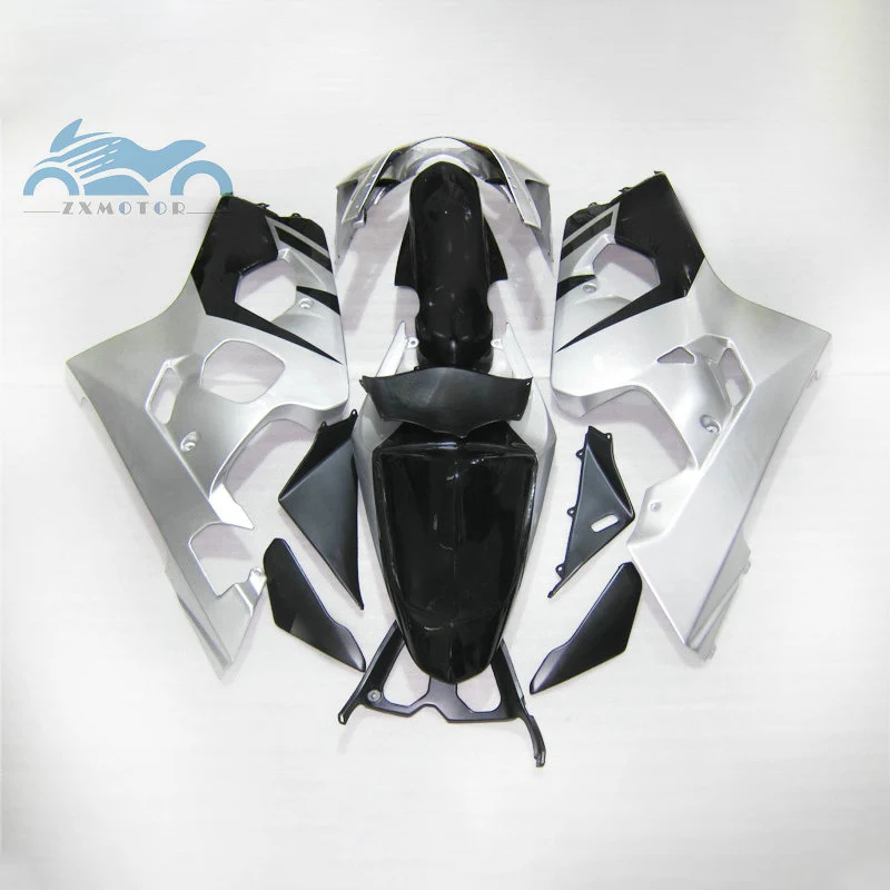 ABS plastic Fairing kits for SUZUKI 2004 2005 GSXR600 R750 racing sports fairings kit 04 05 GSXR750 GSX R600 K4 silver bodyworks