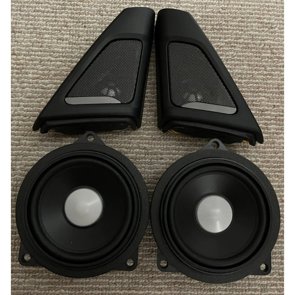 6 Pcs High Quality Tweeter Speaker For BMW M5 F10 F11 HK Brand DOOR SPEAKERS TWEETERS COVERS SET Left Right Side