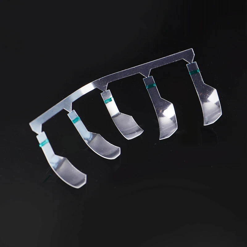 30 pçs/caixa dental transparente seccional contornos matriz matriz poliéster matriz ferramentas dentista material odontológico