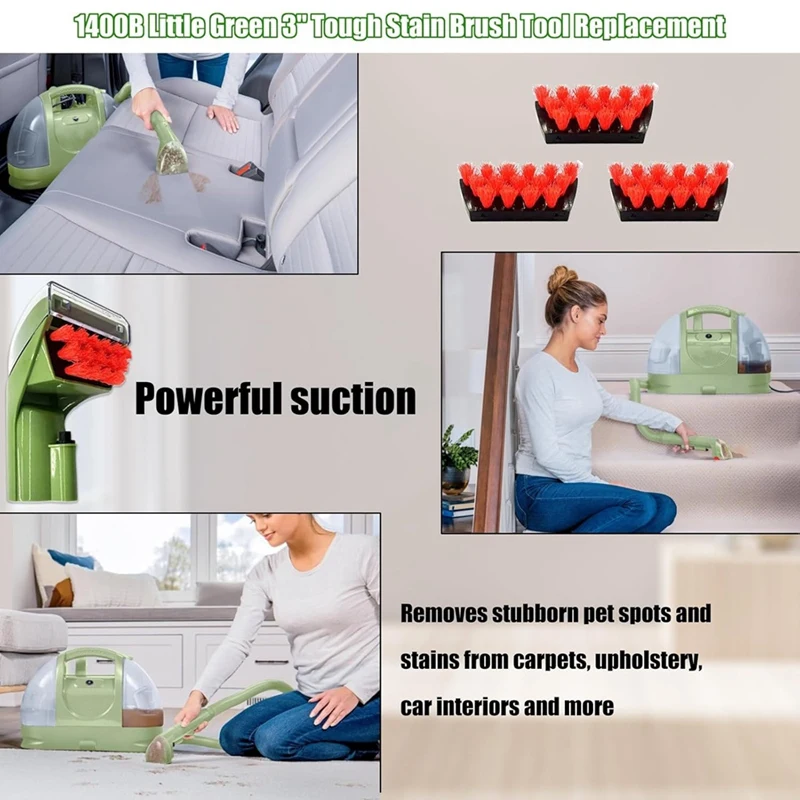 AB43 1400B-Reinigungsmaschine-Ersatzteile-Für-Bissell--2458-1986-1425-3194-3353-3588F-3698Z-Fleckenbürste-Werkzeug-Aufsätze-B