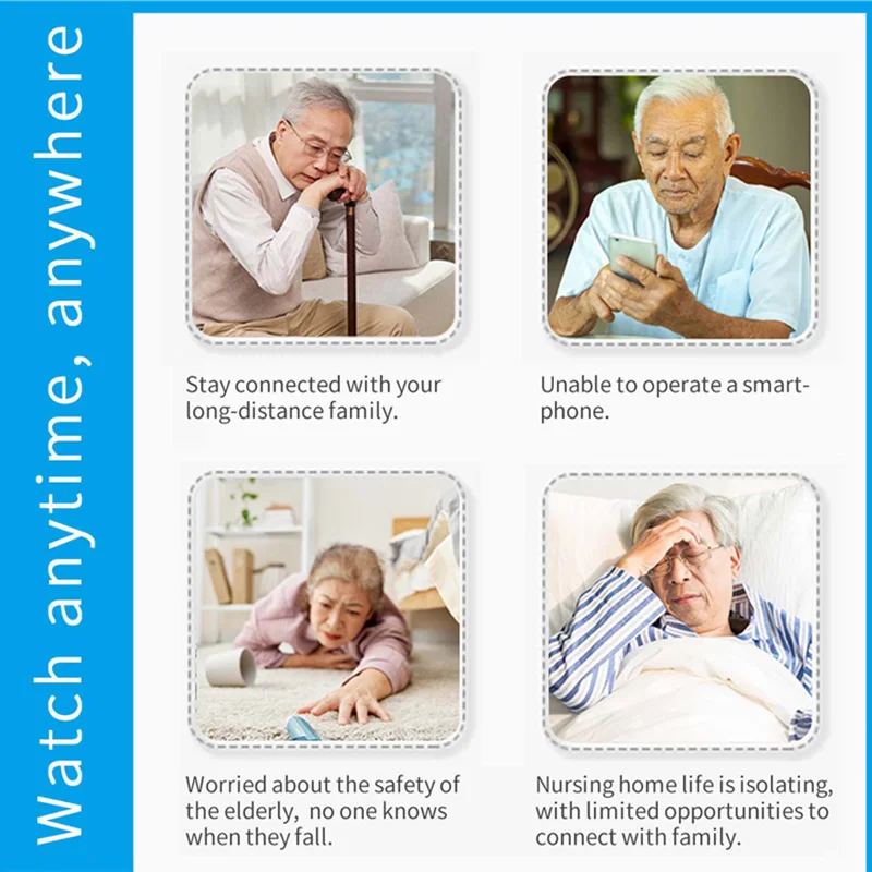 Saikiot-Monitor de Bebê Inteligente ICSEE, Câmera WiFi com Tela, Rastreamento Automático 3MP, Chamada de Vídeo WiFi, Câmera IP