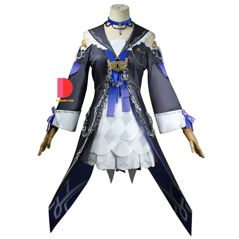 Honkai Star Rail Herta disfraz de Cosplay uniforme de carnaval peluca Anime disfraces de Halloween juego de mujer conjunto completo traje de moda gran oferta