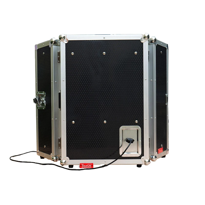 Customized Magic Make-Up Mirror Flight Case with Lighting and Power